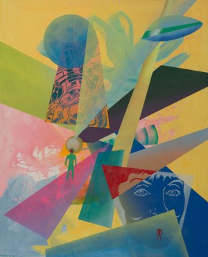 Man. Earth. Universe. Composition 1. 2018