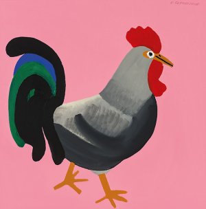 Rooster. Chinese Zodiac, 2019.