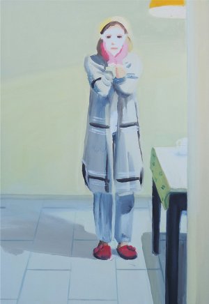 Medium pink gloves, 2019.