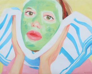 Green mask, 2007.