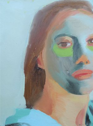 Small avocado and mud mask, 2014.