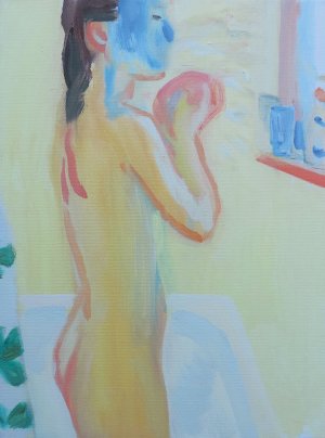 Blue mask, 2018.