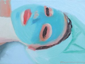 Small green mask, 2014.